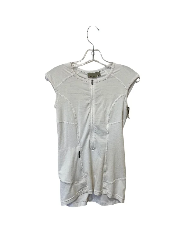 Top Sleeveless By Athleta In White, Size: Xxs