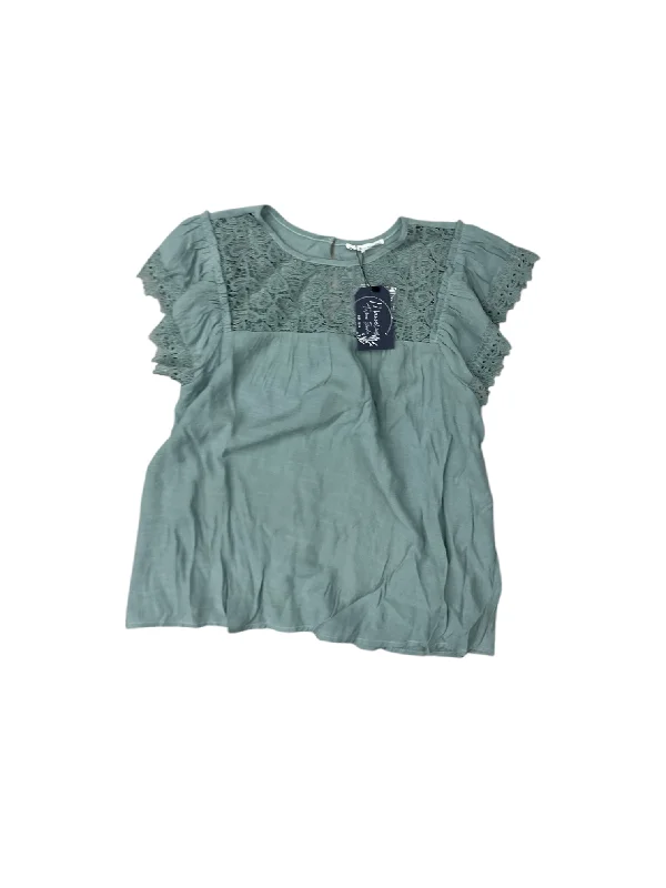 Top Sleeveless By Clothes Mentor In Aqua, Size: L