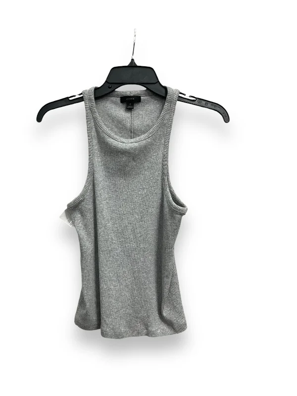 Top Sleeveless By J. Crew In Grey, Size: S