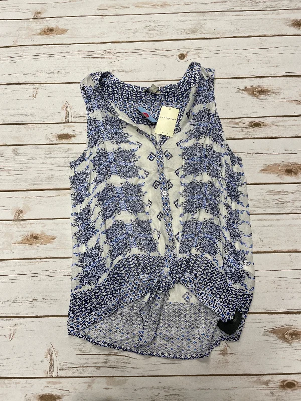 Top Sleeveless By Lucky Brand In Blue, Size: M