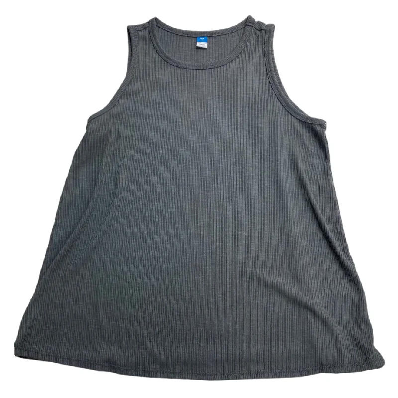 Top Sleeveless By Old Navy In Grey, Size: S