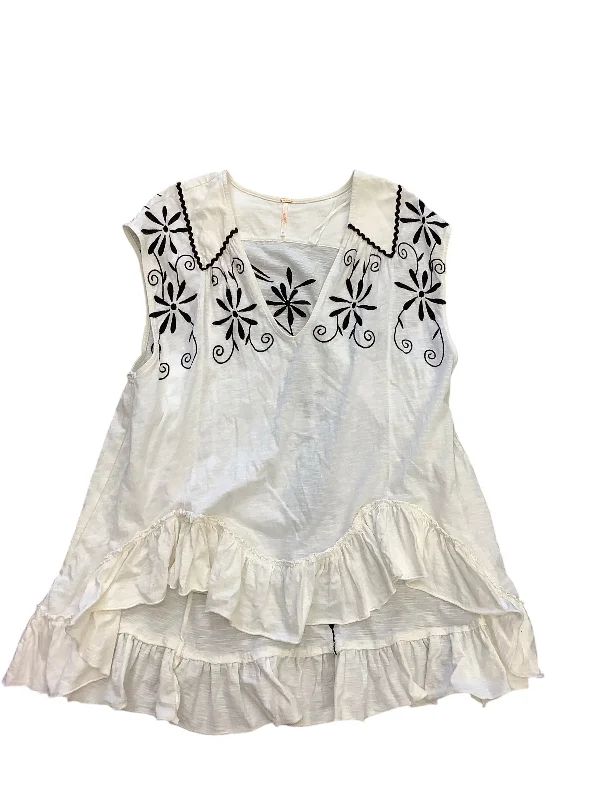 Tunic Sleeveless By Free People In White, Size: Xs