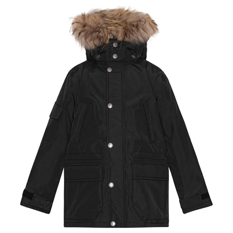 Ver de Terre Nordic Jacket w. Fur Black