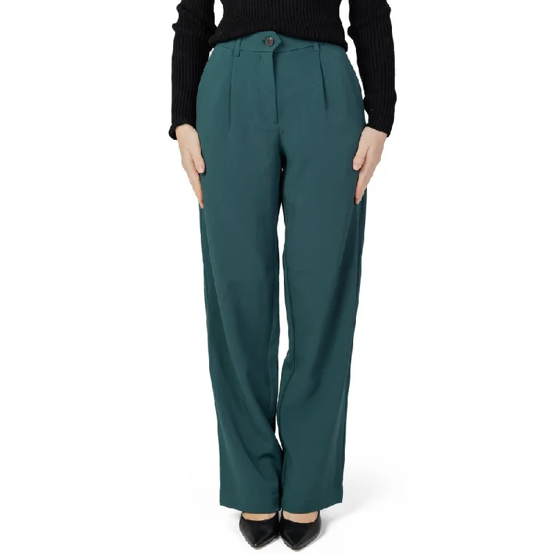 Vila Clothes  Recycled Polyester Jeans & Women's Pant