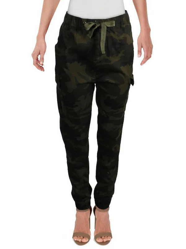 Womens Jogger Straight Leg Cargo Pants