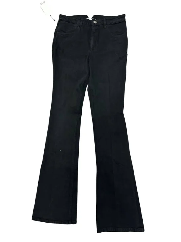 Women's Micro Flare Jean In Black