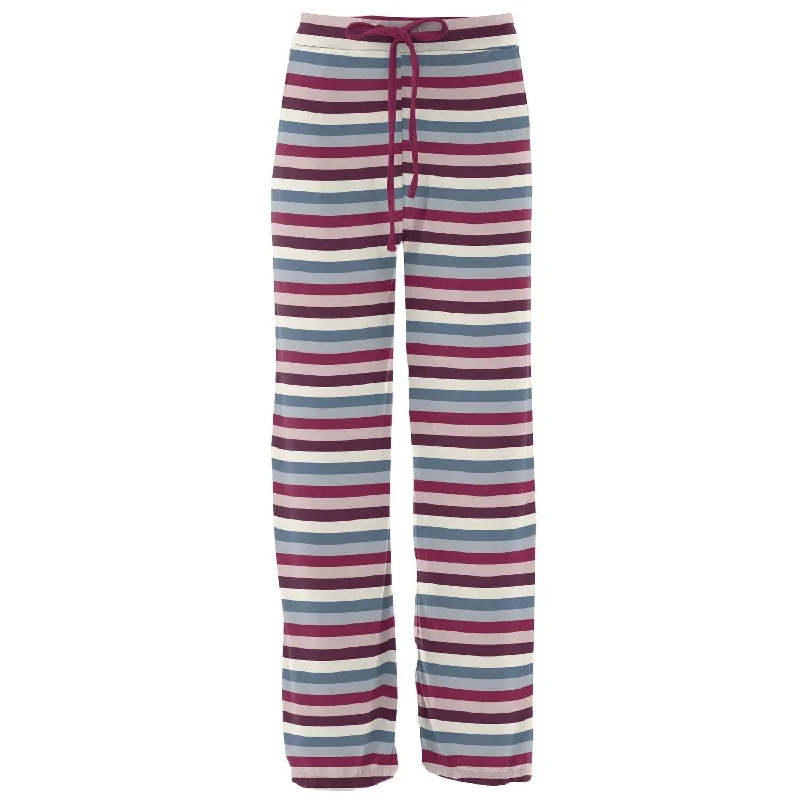 Women's Print Lounge Pants In Jingle Bell Stripe