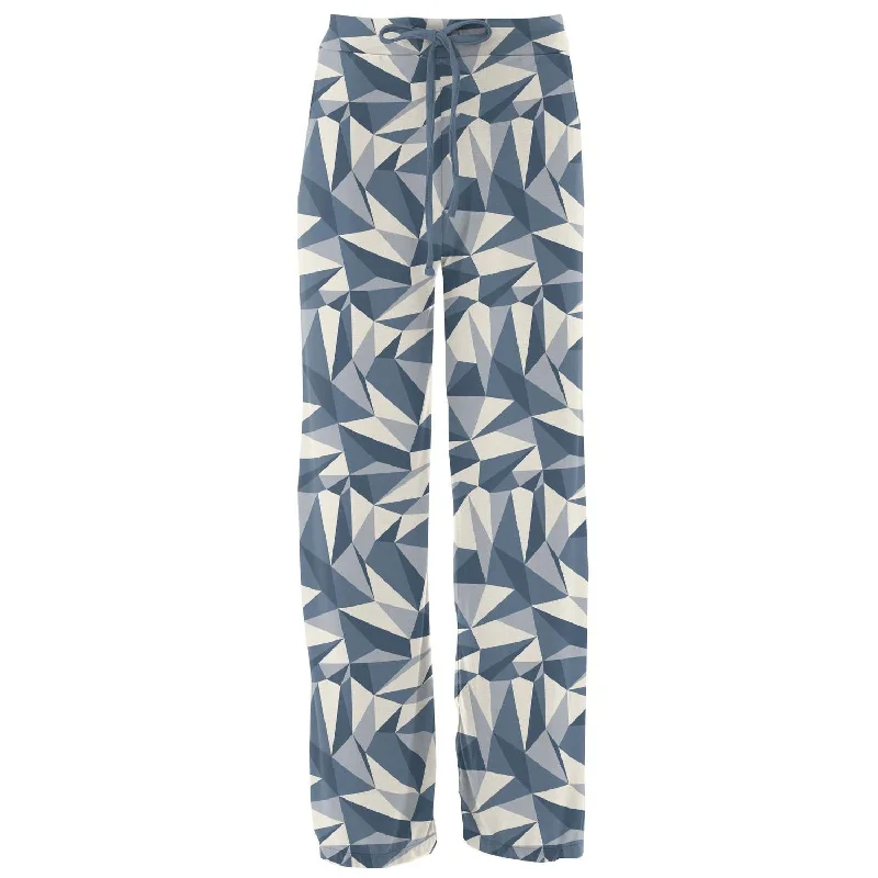 Women's Print Lounge Pants In Winter Ice