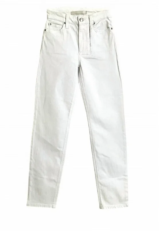 Women's Siouxsie High Rise Slim Ankle Jeans In White